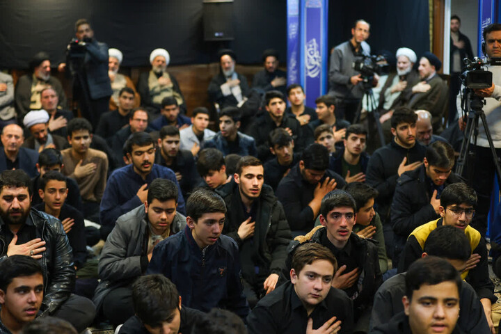 تصاویر/ سومین روز مراسم عزاداری در دفتر نماینده ولی فقیه در آذربایجان شرقی