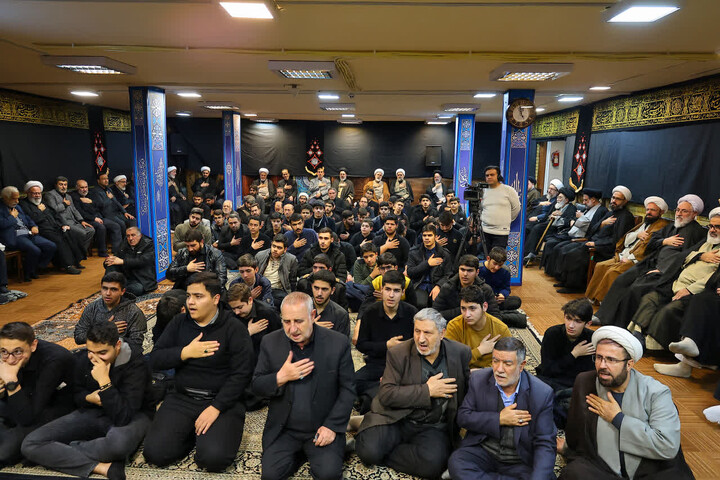 تصاویر/ سومین روز مراسم عزاداری در دفتر نماینده ولی فقیه در آذربایجان شرقی