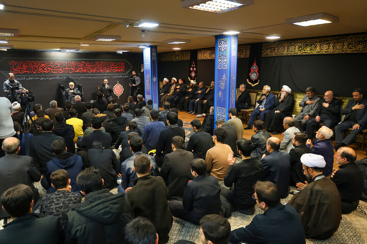 تصاویر/ سومین روز مراسم عزاداری در دفتر نماینده ولی فقیه در آذربایجان شرقی