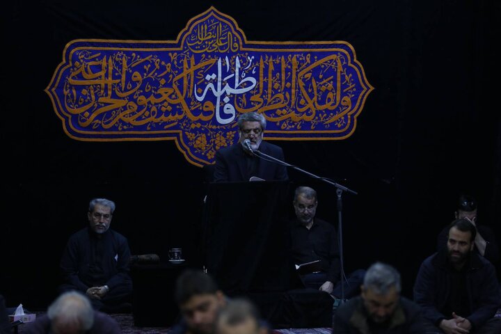 تصاویر/ سوگواری فاطمی در حسینیه آیت الله حقشناس