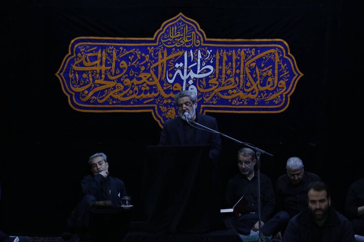 تصاویر/ سوگواری فاطمی در حسینیه آیت الله حقشناس