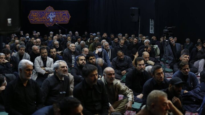 تصاویر/ سوگواری فاطمی در حسینیه آیت الله حقشناس