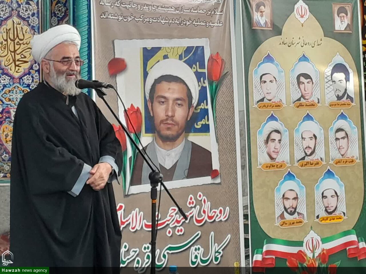 گردهمایی روحانیون شهرستان نهاوند با آیت‌الله خاتمی