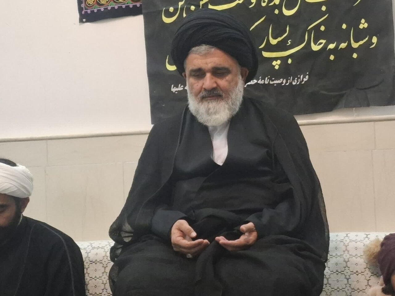 مراسم سوگواری شهادت حضرت زهر(س) در حسینیه روحانی شهید خرمی برگزار شد+عکس