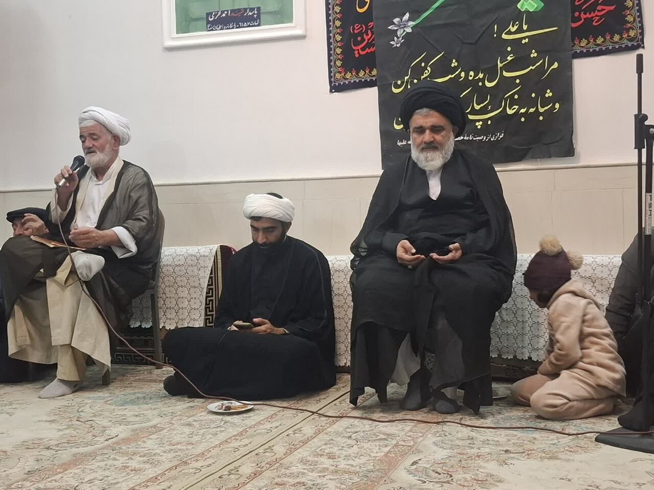 مراسم سوگواری شهادت حضرت زهر(س) در حسینیه روحانی شهید خرمی برگزار شد+عکس