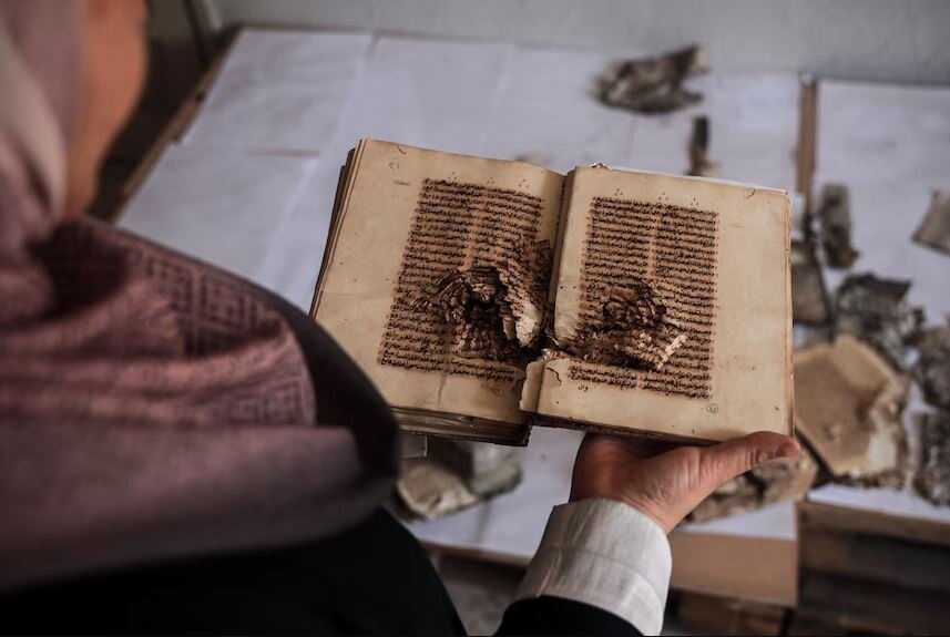 Gaza races to preserve historic manuscripts amid massive cultural loss