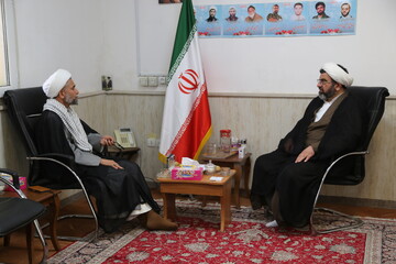 تصاویر/ دیدار امام جمعه حمیدیه با مدیر حوزه علمیه خوزستان