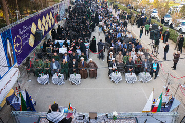 تصاویر/ اجتماع بزرگ جهادگران فاطمی