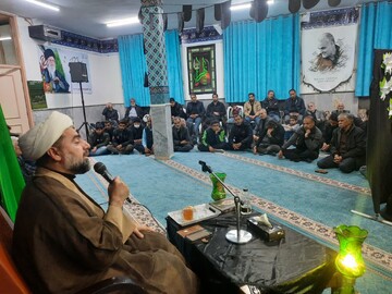 فیلم| مراسم استقبال از شهید گمنام در مدرسه علمیه نرجس(س) بیرجند