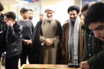 تصاویر / بازدید مدیر حوزه علمیه استان آذربایجان شرقی از المپیاد فرهنگی، ورزشی طلاب بسیجی