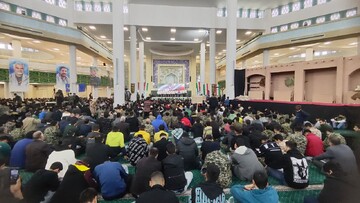 تصاویر / همایش بزرگ اقتدار بسیجیان در زنجان