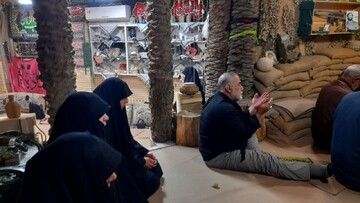 عهد طلاب مدرسه علمیه ریحانه النبی (س) اراک در سنگر جانبازان