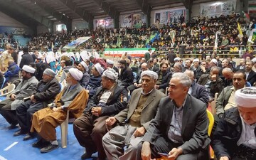 تصاویر/ همایش اقتدار بسیجیان شهرستان بوکان