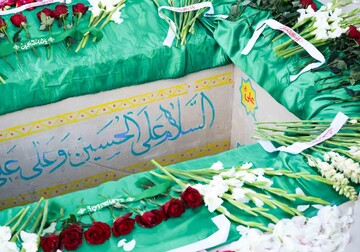 تصاویر/ تدفین شهید گمنام در مجتمع حضرت جوادالائمه(ع) گلبهار