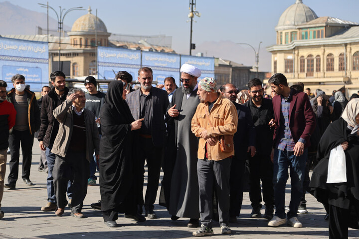 تصاویر / گفت‌وگو چهره به چهره امام جمعه همدان با مردم