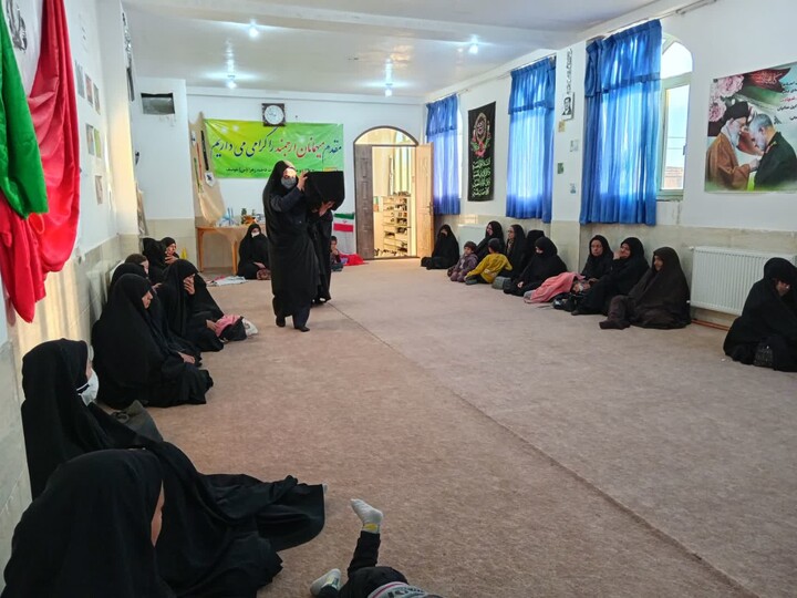 عزاداری ایام شهادت بانوی دو عالم در مدرسه علمیه فاطمه الزهرا(س) خوسف