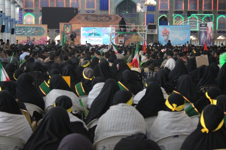 تصاویر/ نمایش اقتدار بسیجیان کرمان