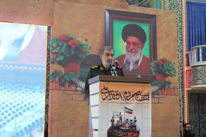 تصاویر/ نمایش اقتدار بسیجیان کرمان