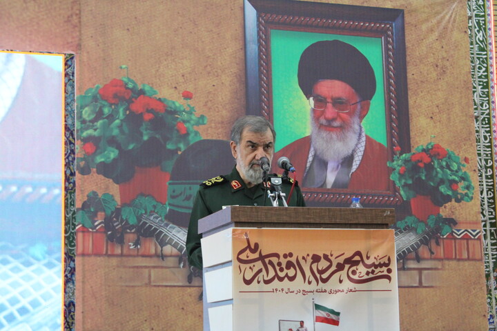 تصاویر/ نمایش اقتدار بسیجیان کرمان