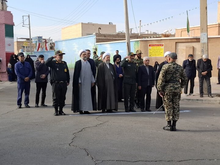 تصاویر/شكوه اقتدار در تجمع بزرگ بسیجیان شهرستان آران وبیدگل