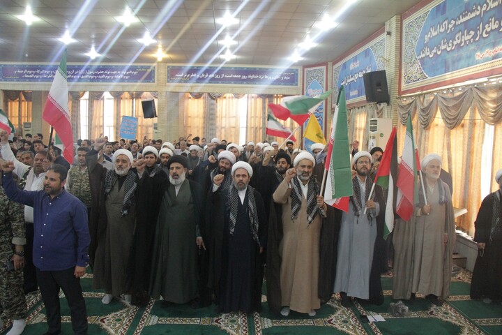 تصاویر/ اجتماع بزرگ بسیجیان در بوشهر