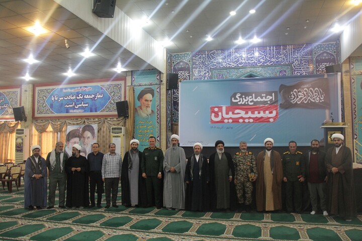 تصاویر/ اجتماع بزرگ بسیجیان در بوشهر