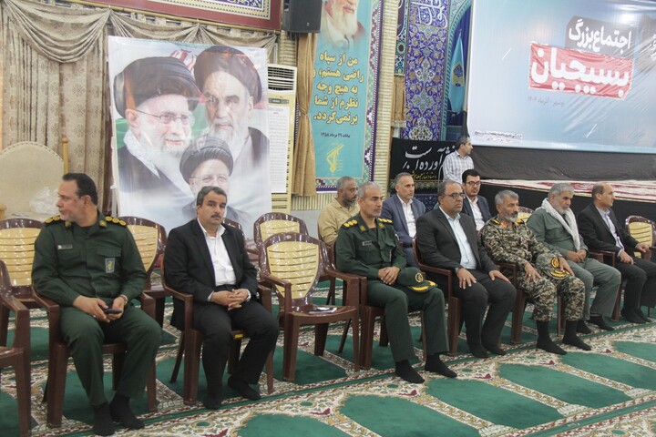 تصاویر/ اجتماع بزرگ بسیجیان در بوشهر