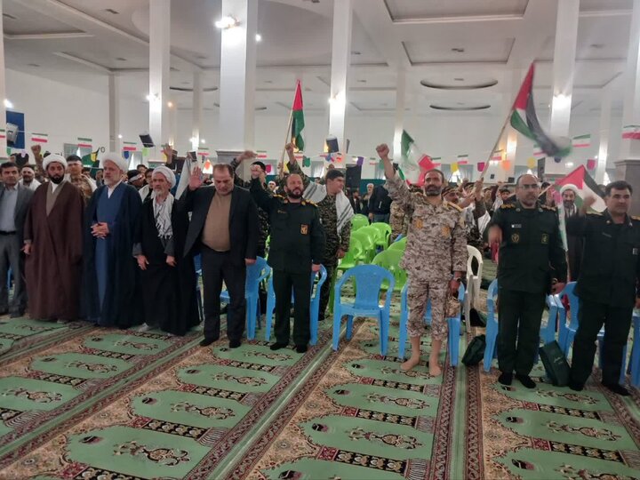 تصاویر/همایش اقتدار بسیج "فدائیان ولایت" در ساوه