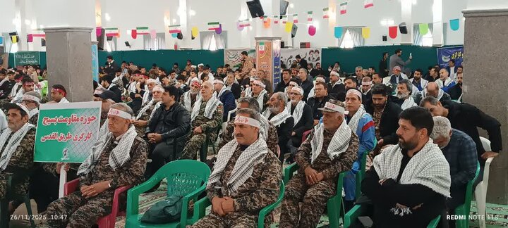 تصاویر/همایش اقتدار بسیج "فدائیان ولایت" در ساوه