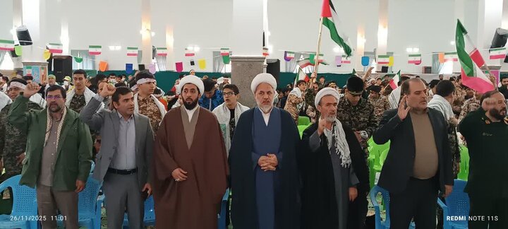 تصاویر/همایش اقتدار بسیج "فدائیان ولایت" در ساوه