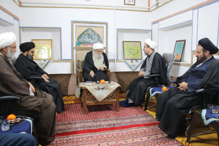 تصاویر| دیدار شورای معاونین حوزه علمیه اصفهان با آیت الله کریمی جهرمی