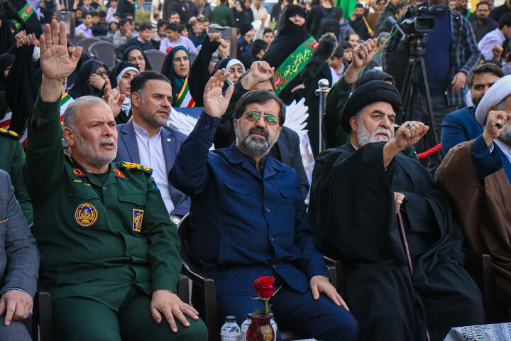 تصاویر/ اجتماع بزرگ جهادگران فاطمی