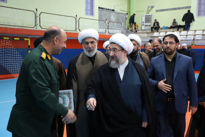 تصاویر /  افتتاحیه چهارمین المپیاد فرهنگی، ورزشی طلاب بسیجی آذربایجان شرقی