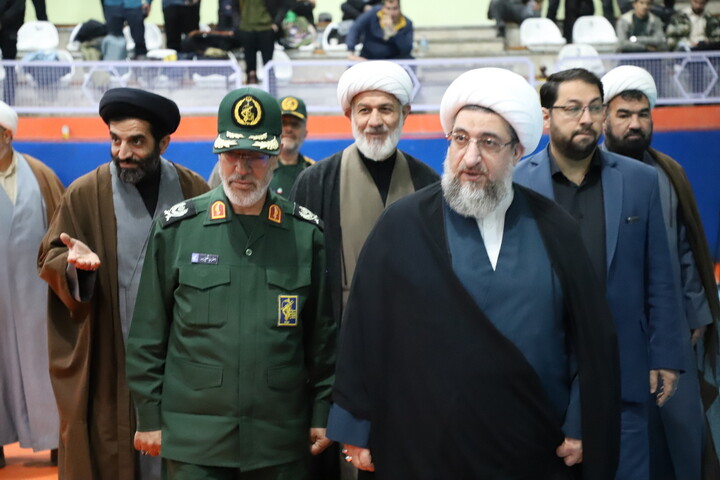 تصاویر /  افتتاحیه چهارمین المپیاد فرهنگی، ورزشی طلاب بسیجی آذربایجان شرقی