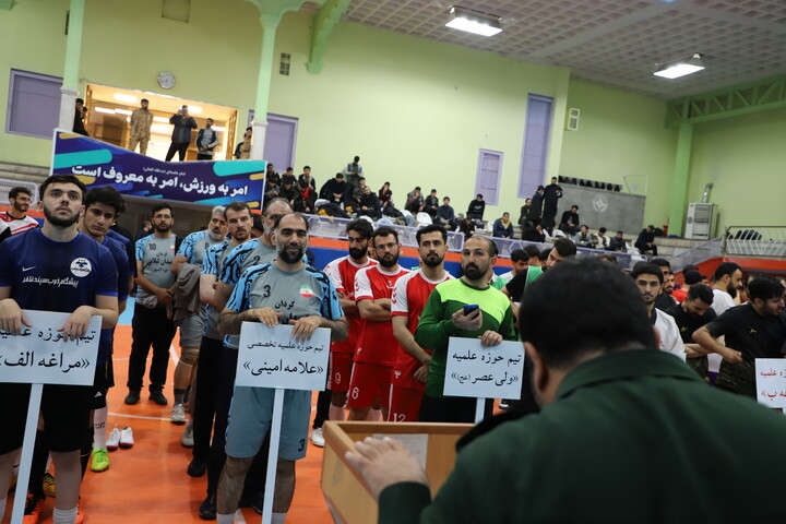 تصاویر /  افتتاحیه چهارمین المپیاد فرهنگی، ورزشی طلاب بسیجی آذربایجان شرقی