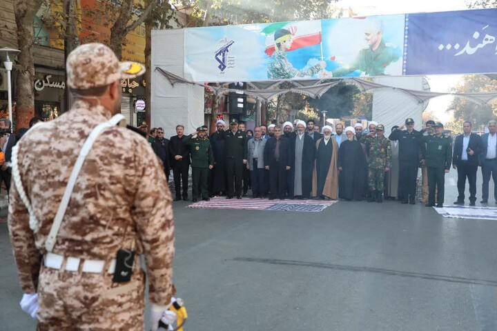 تصاویر/ نماینده ولی‌فقیه در استان سمنان در رزمایش بزرگ اقتدار بسیجیان در شاهرود