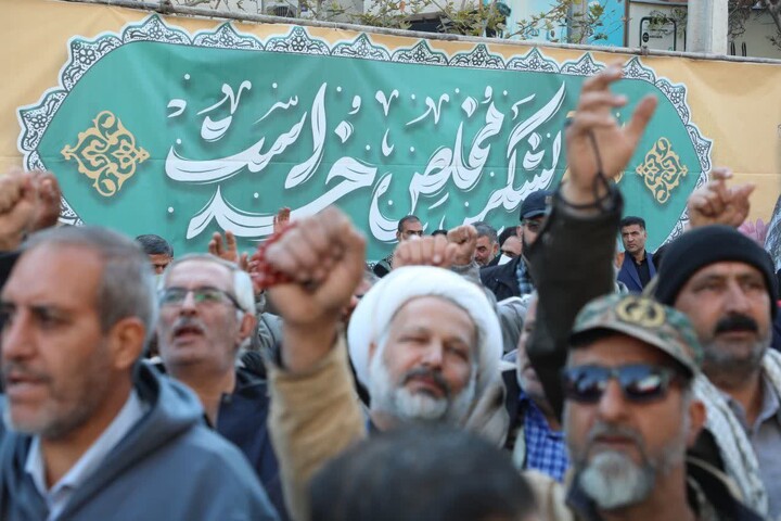 تصاویر/ نماینده ولی‌فقیه در استان سمنان در رزمایش بزرگ اقتدار بسیجیان در شاهرود