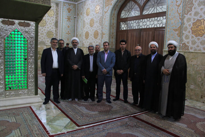 تصاویر/بازدید میدانی استاندار مرکزی از امامزاده محمد عابد(ع)