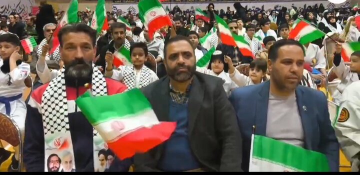 فیلم| جشن بزرگ اقتدار و خدمت بسیجیان شهرستان اراک