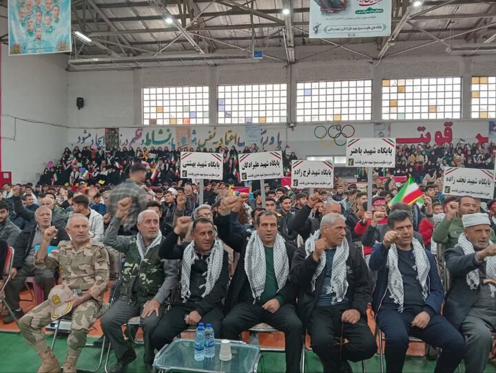 تصاویر/ همایش اقتدار بسیج در پلدشت