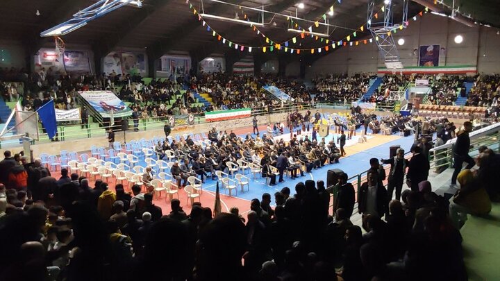 تصاویر/ همایش اقتدار بسیجیان شهرستان بوکان