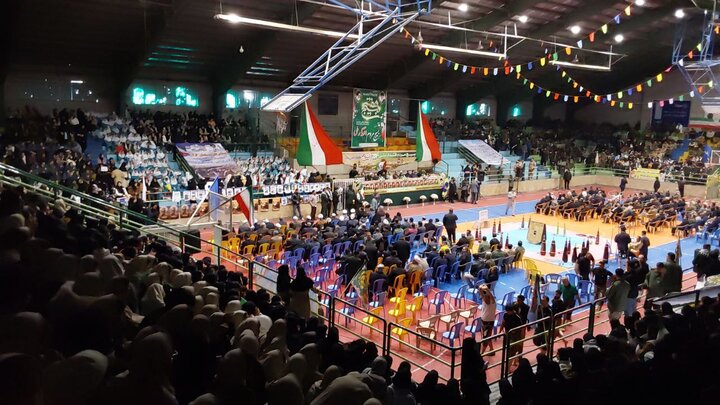 تصاویر/ همایش اقتدار بسیجیان شهرستان بوکان