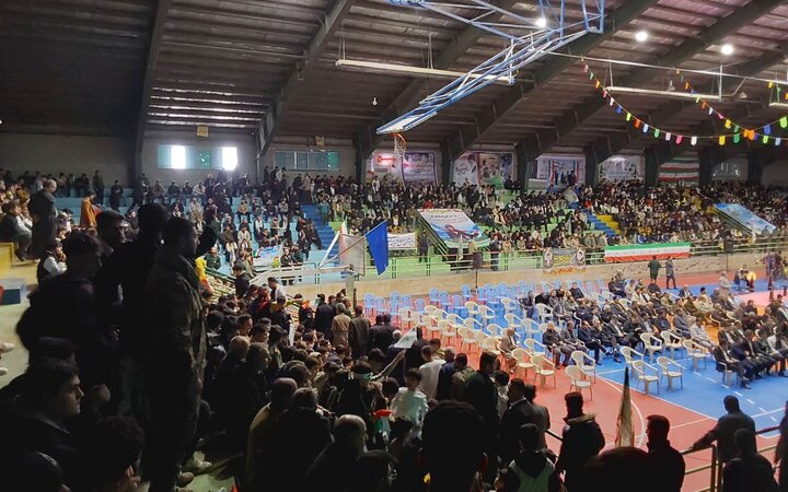 تصاویر/ همایش اقتدار بسیجیان شهرستان بوکان