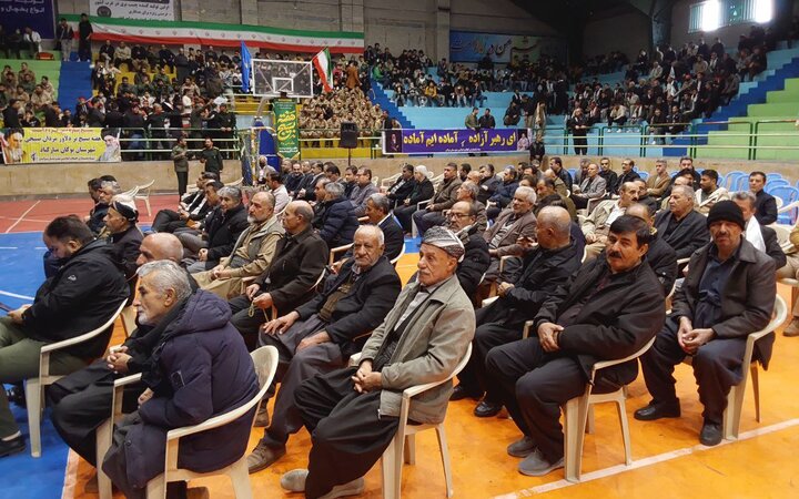 تصاویر/ همایش اقتدار بسیجیان شهرستان بوکان