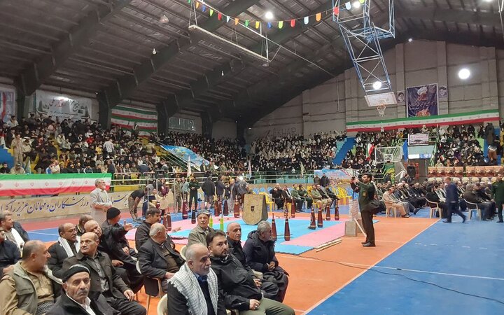 تصاویر/ همایش اقتدار بسیجیان شهرستان بوکان