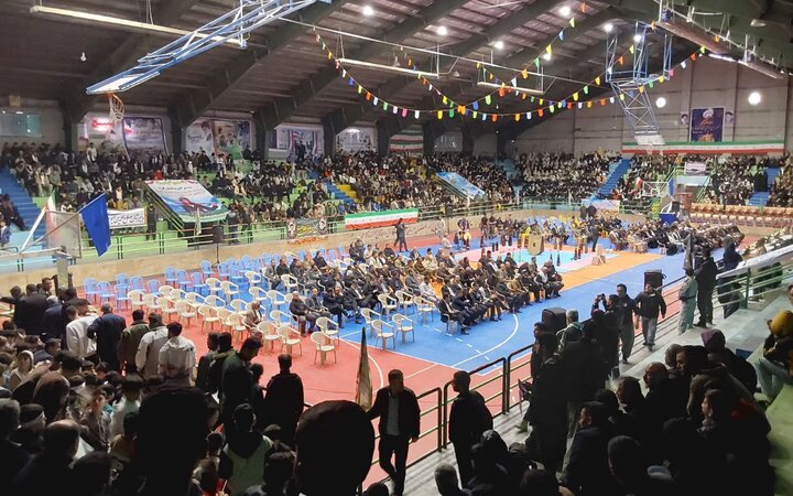 تصاویر/ همایش اقتدار بسیجیان شهرستان بوکان