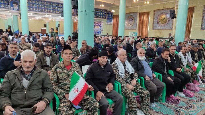 تصاویر/ همایش اقتدار بسیجیان در تکاب