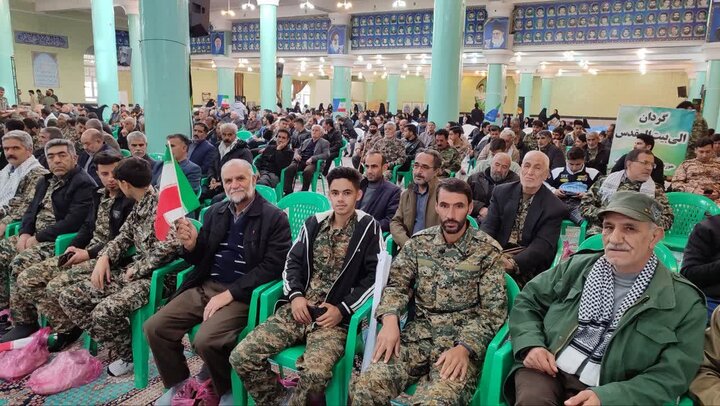 تصاویر/ همایش اقتدار بسیجیان در تکاب