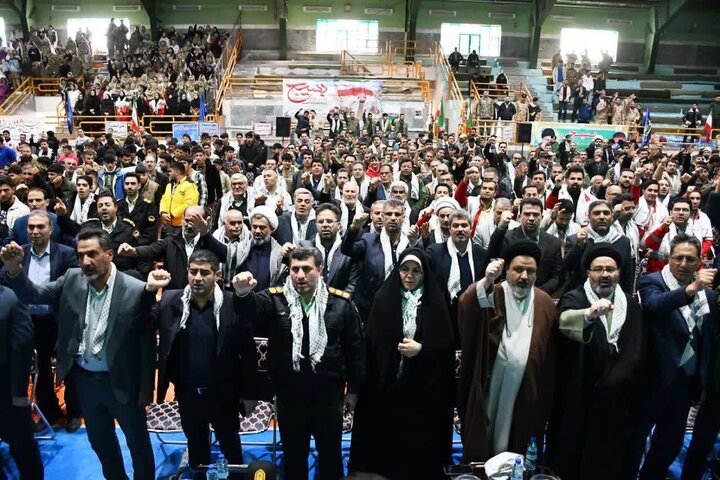 تصاویر/ گردهمایی اقتدار بسیجیان شهرستان ماکو