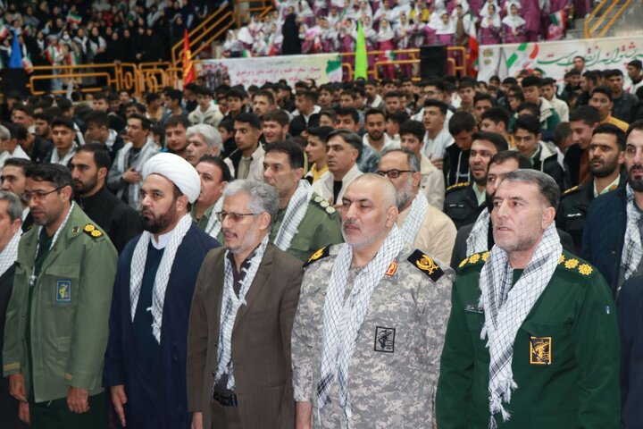 تصاویر/ گردهمایی اقتدار بسیجیان شهرستان ماکو